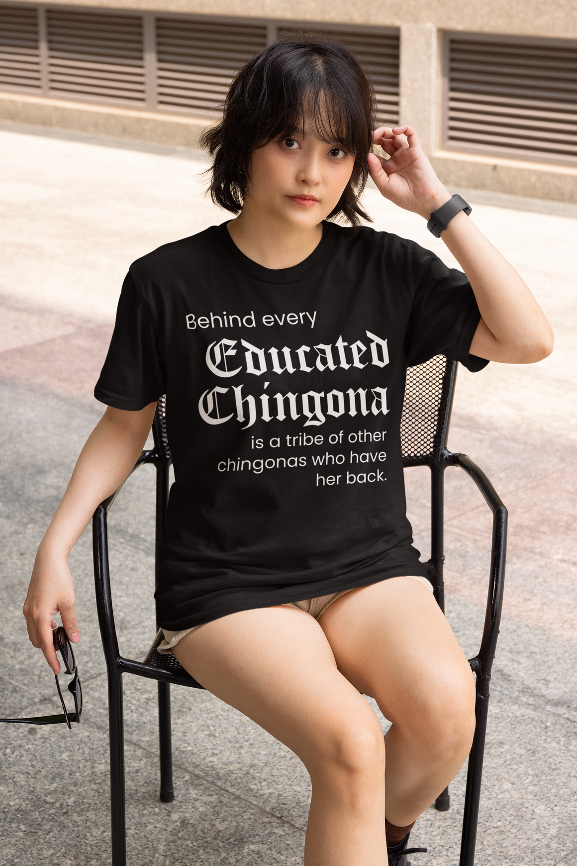 educated-chingona-print-short-sleeve-t-shirt-smart-strong-and-fearless