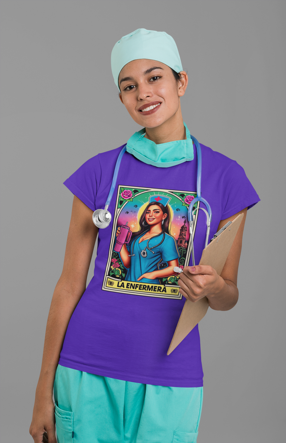 La Enfermera - Trendy Unisex Soft-Style Nurse-Themed T-Shirt