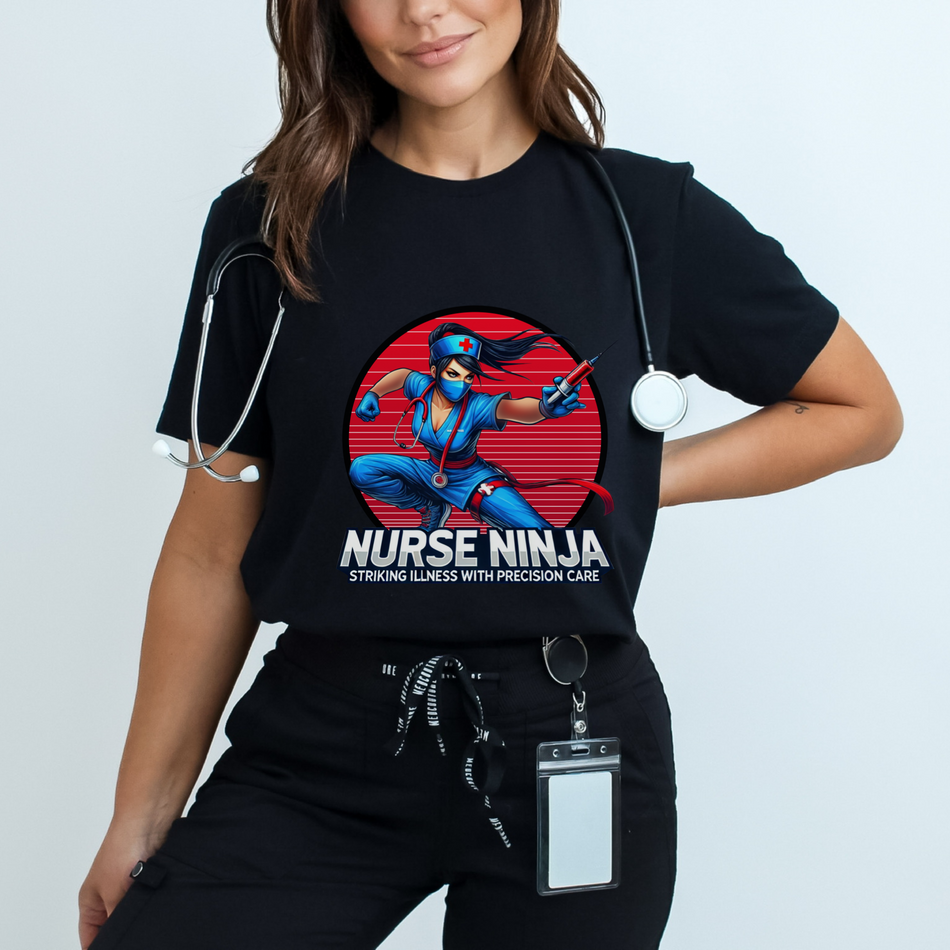 Nurse Ninja Unisex Soft-Style T-Shirt - Ultimate Comfort for Healthcare Warriors