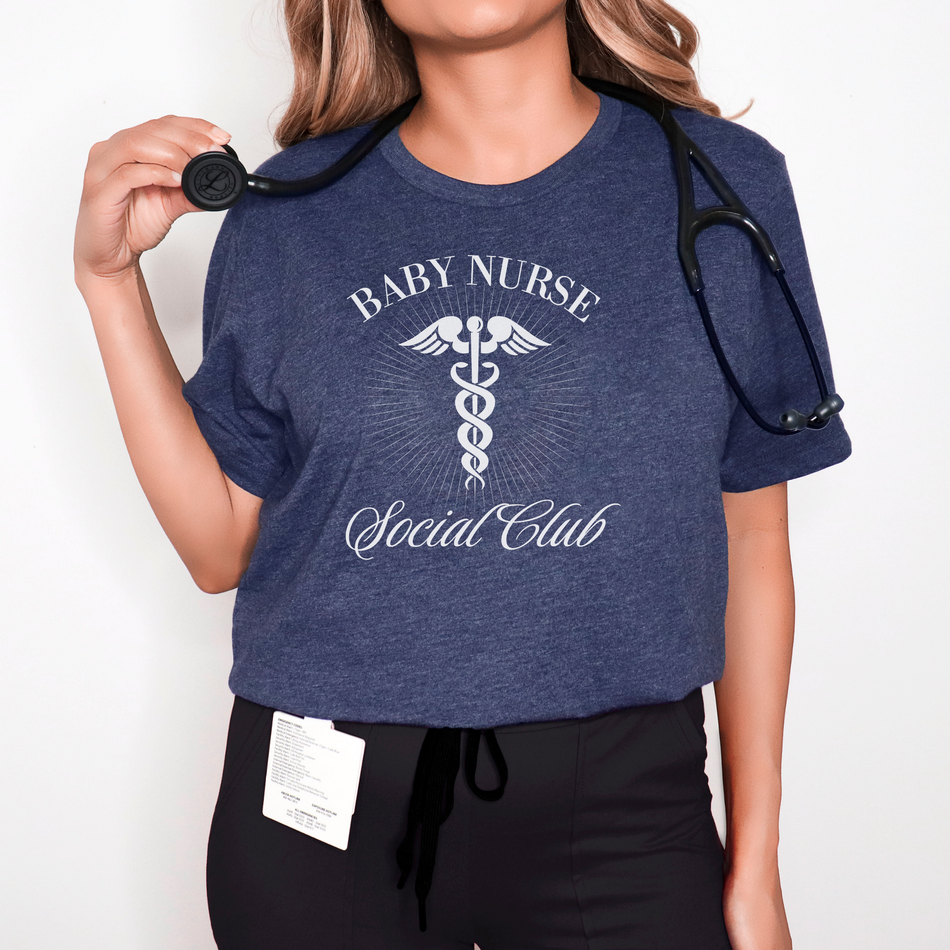 Baby Nurse Social Club Unisex Garment-Dyed T-shirt