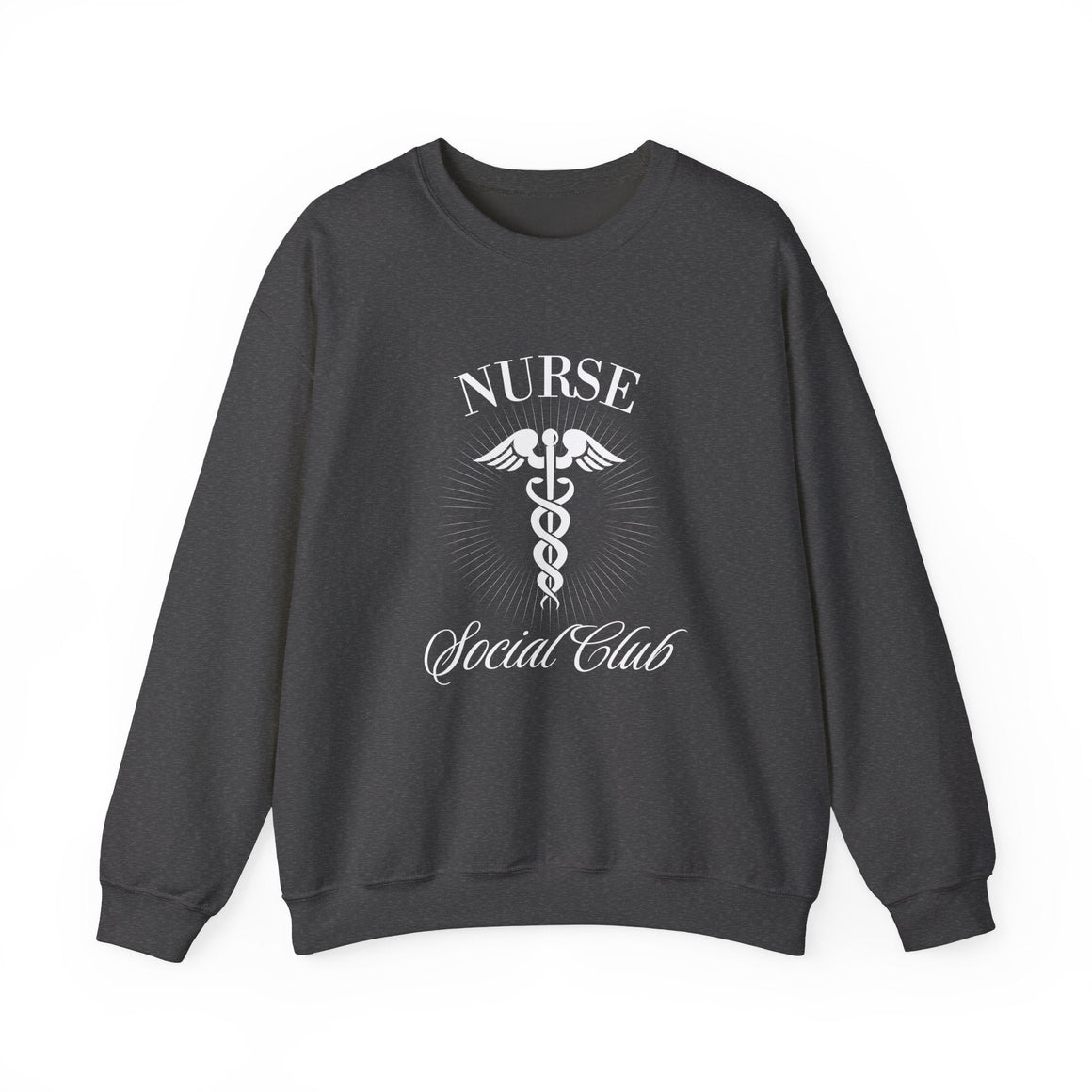 cozy comfort meets trendy style nurse social club crewneck sweatshirt