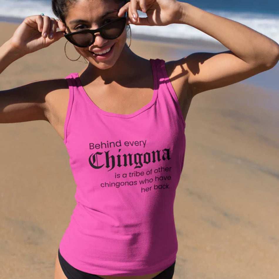 Empower Your Look with Our Trendy Chingona Racerback Tank