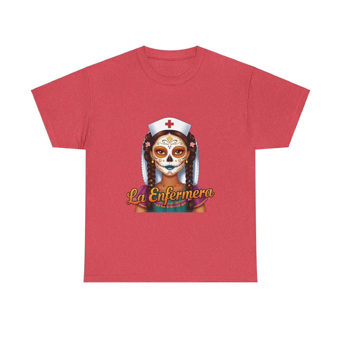 la enfermera dia de los muertos nurse t shirt sugar skull design nurse gift