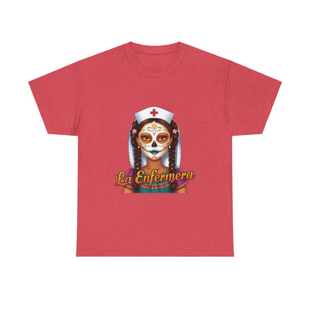 la enfermera dia de los muertos nurse t shirt sugar skull design nurse gift
