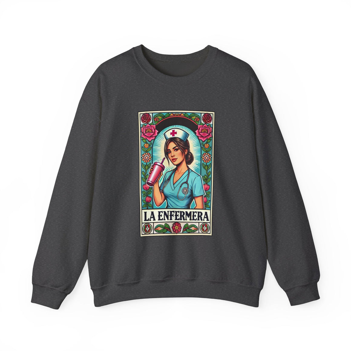 la enfermera stylish unisex heavy blend nurse themed sweatshirt 1