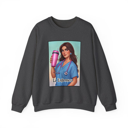 la enfermera stylish unisex heavy blend nurse themed sweatshirt 2