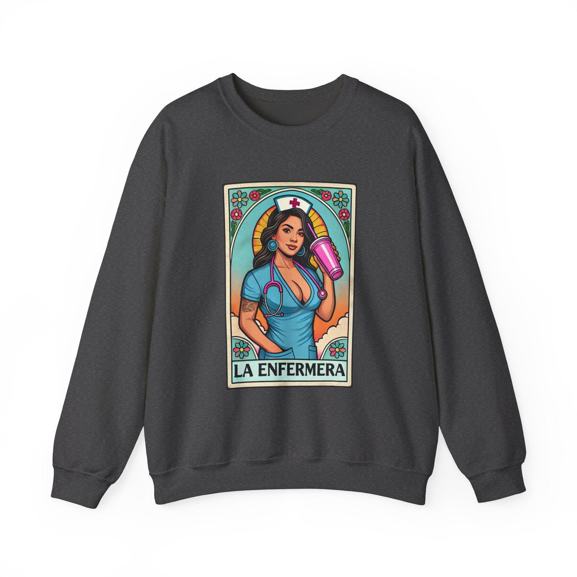 la enfermera stylish unisex heavy blend nurse themed sweatshirt 5