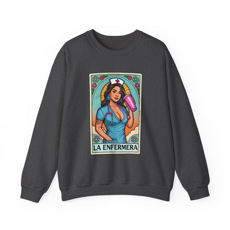 la enfermera stylish unisex heavy blend nurse themed sweatshirt 5