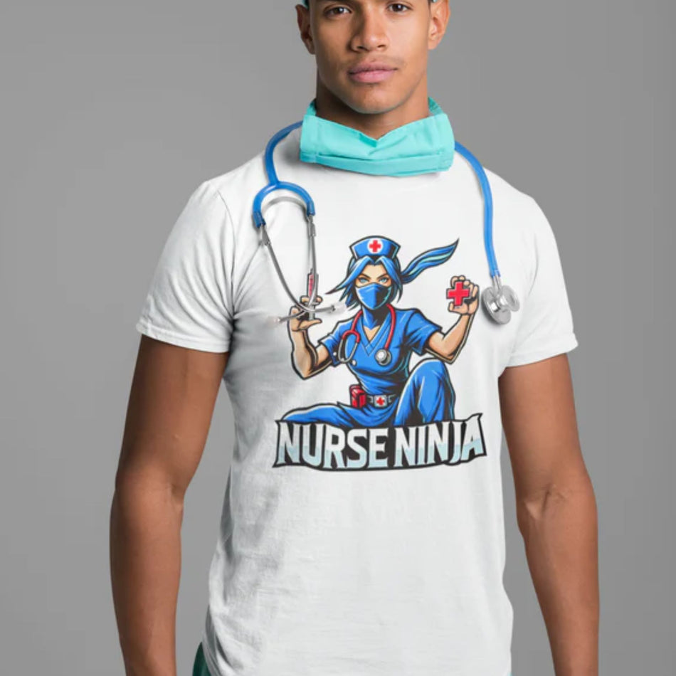 Nurse Ninja Unisex Soft-Style T-Shirt - Ultimate Comfort for Healthcare Warriors